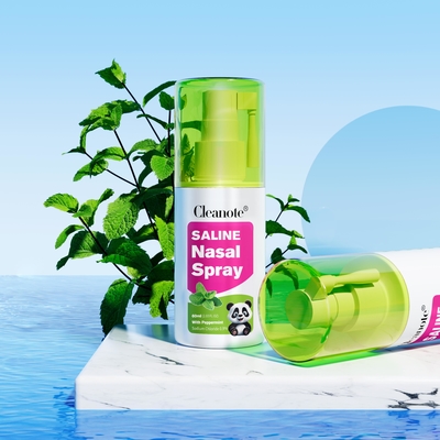 Thị trường Trung Quốc Saline Mint Nose Spray 50ml Với 0,9%NaCl Mint Oil